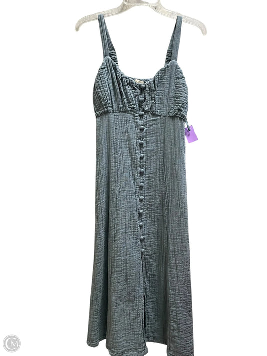 Dress Casual Midi By Clothes Mentor In Blue, Size: M