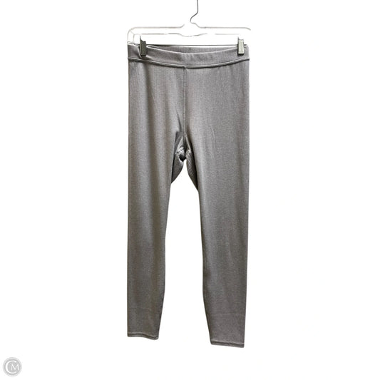Athletic Leggings By Alo In Grey, Size: M