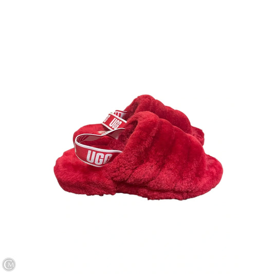 Shoes Designer By Ugg In Red, Size: 7