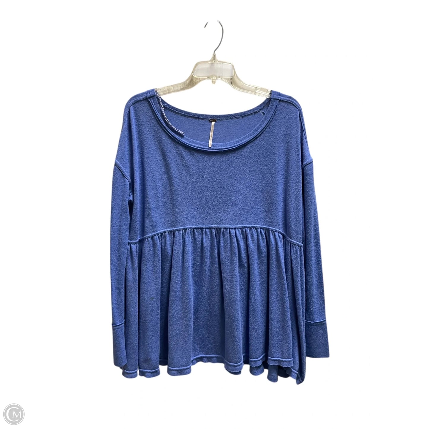 Top Long Sleeve By Free People In Blue, Size: S