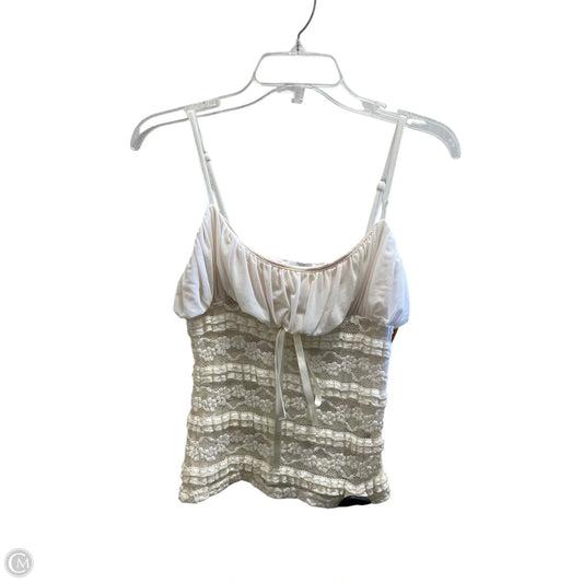 Top Sleeveless By Blush In Cream, Size: L