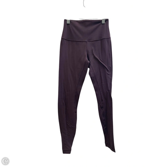 Athletic Leggings By Lululemon In Purple, Size: 4