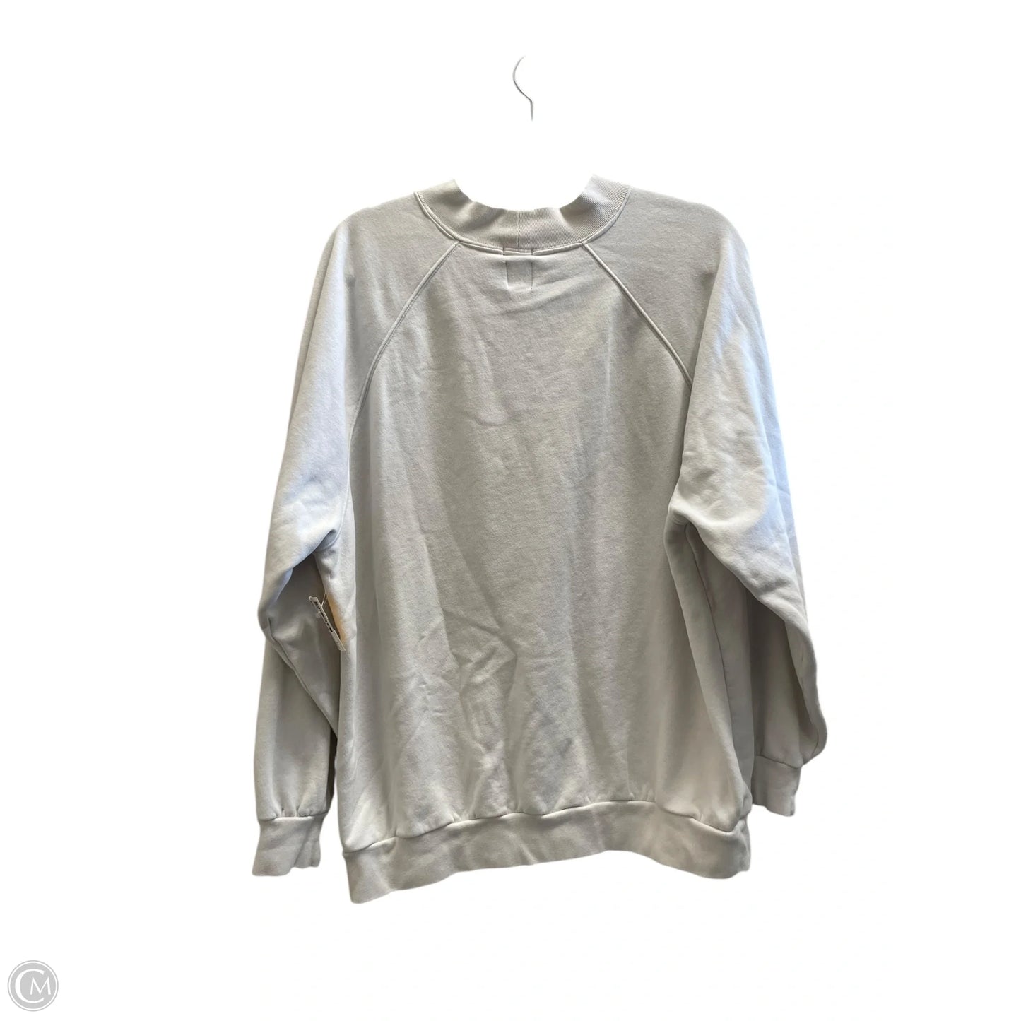 Sweatshirt Crewneck By Gap In Cream, Size: S