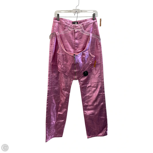 Pants Set 2pc By Pretty Little Thing In Pink, Size: 4