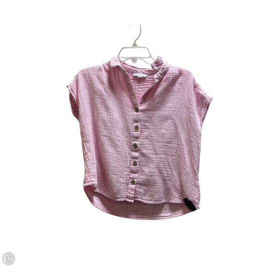 Top Sleeveless By Beachlunchlounge In Pink, Size: M