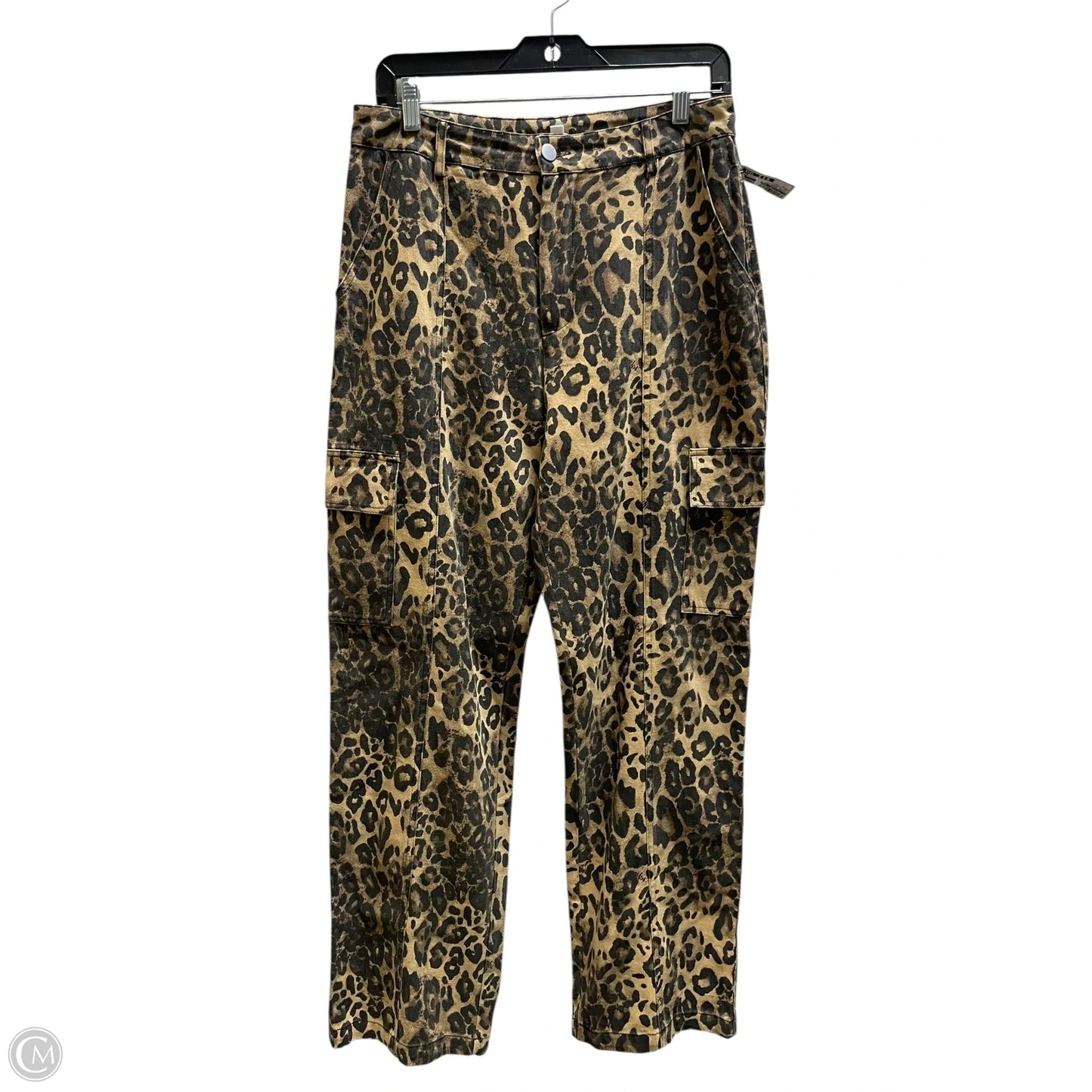 Pants Wide Leg By Clothes Mentor In Animal Print, Size: M