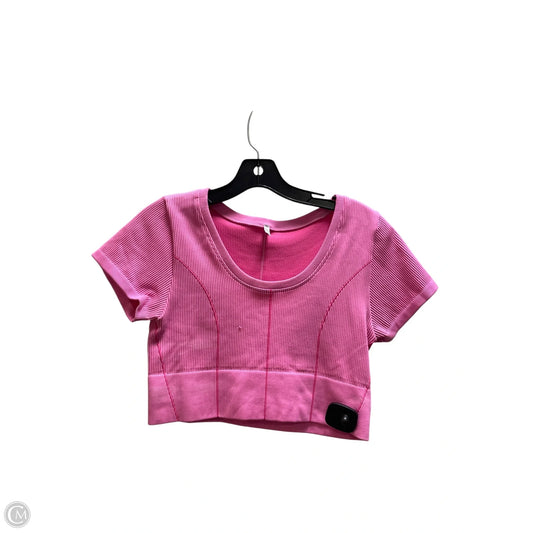 Athletic Top Short Sleeve By Aerie In Pink, Size: Xl