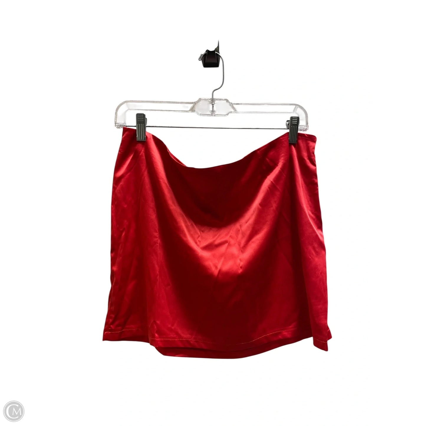 Skirt Mini & Short By Pretty Little Thing In Red, Size: 8