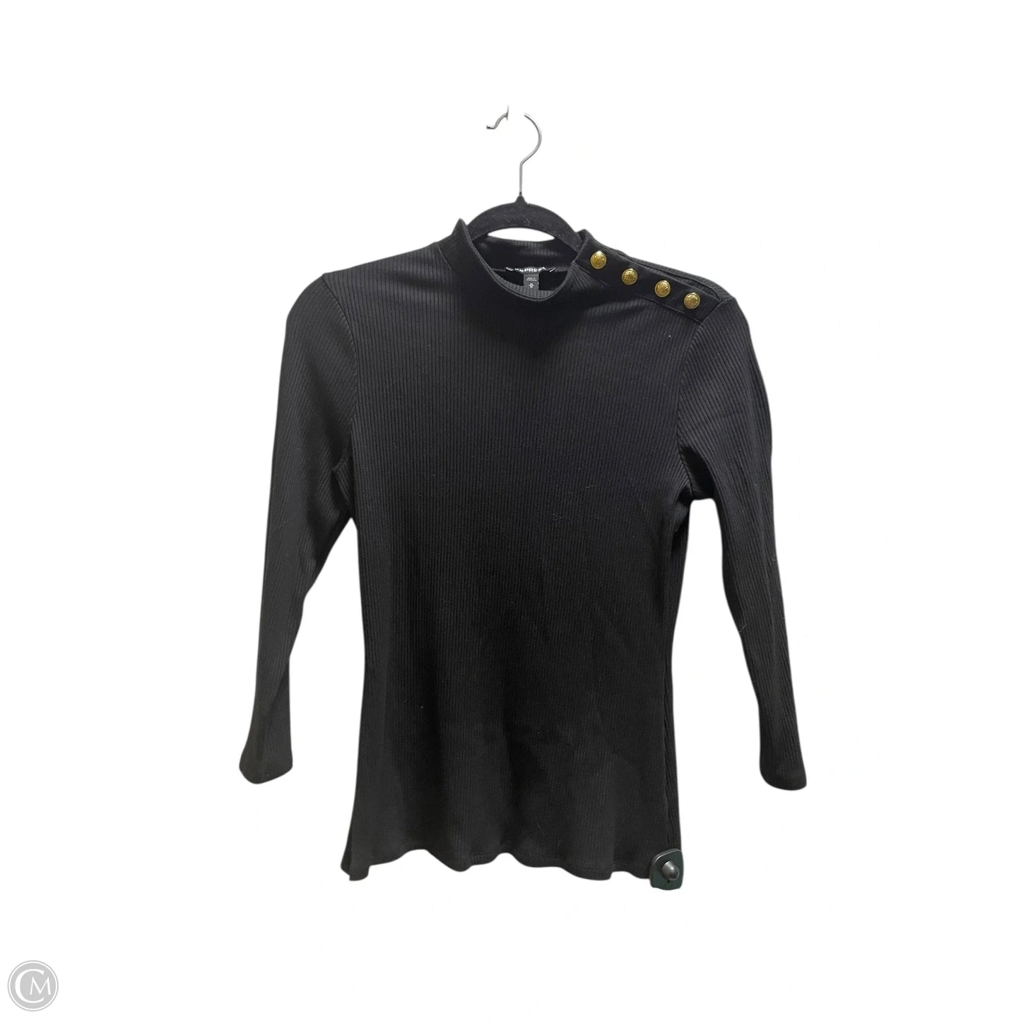 Top Long Sleeve By Express In Black, Size: M