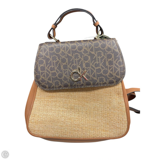 Backpack By Calvin Klein, Size: Large