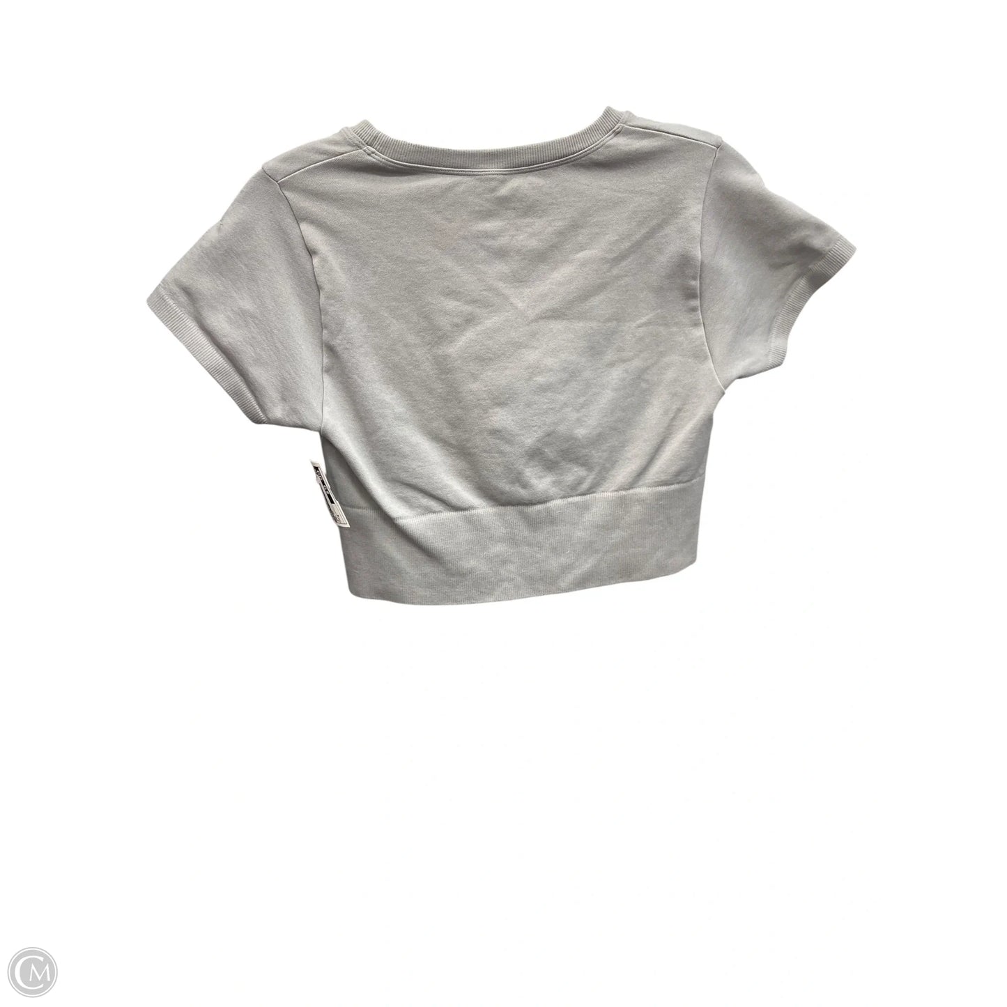 Top Short Sleeve By Aerie In Grey, Size: S