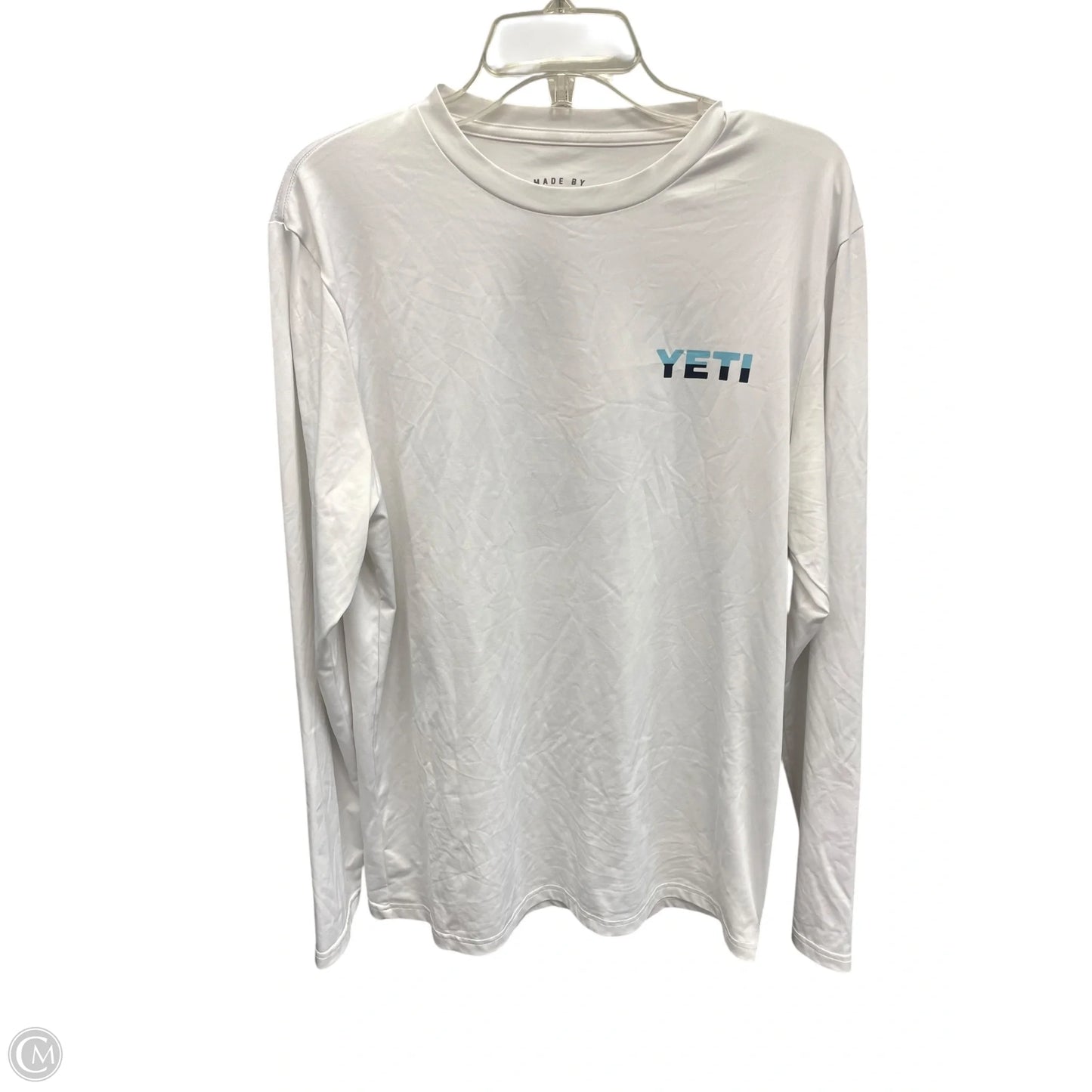 Top Long Sleeve By Clothes Mentor In White, Size: M
