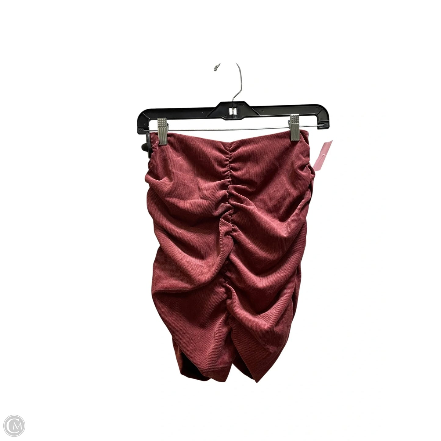 Skirt Midi By Zara In Red, Size: Xs