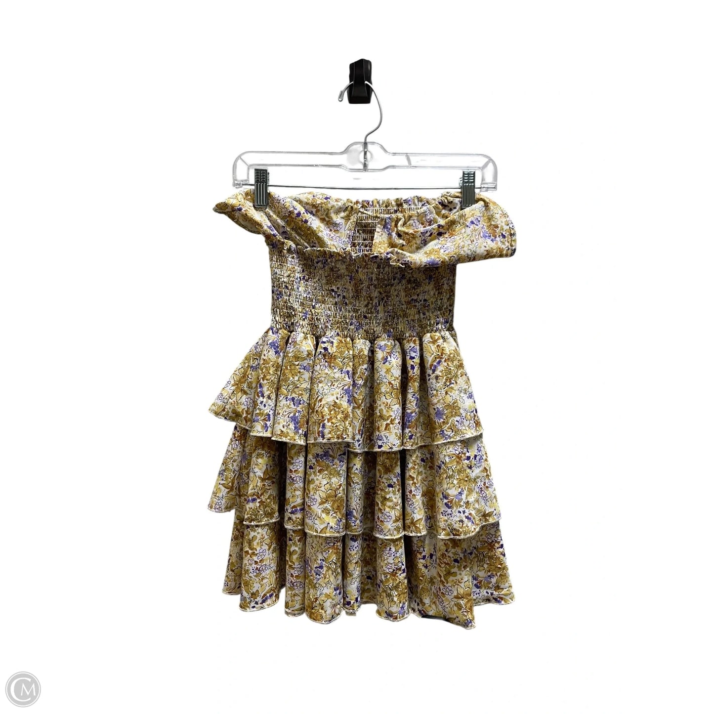 Dress Casual Short By Clothes Mentor In Yellow, Size: S