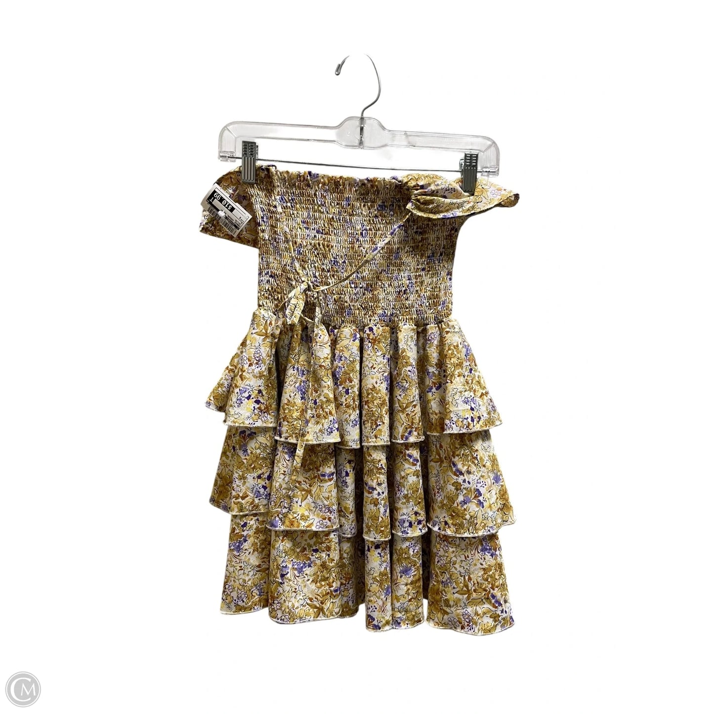 Dress Casual Short By Clothes Mentor In Yellow, Size: S