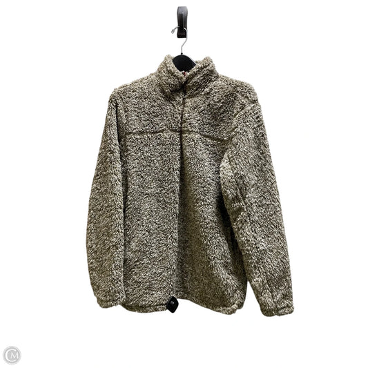 Jacket Faux Fur & Sherpa By Clothes Mentor In Brown, Size: S