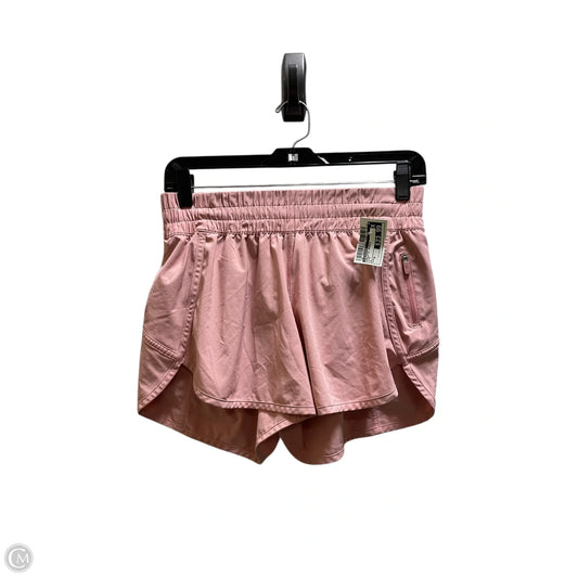 Athletic Shorts By Lululemon In Pink, Size: 8