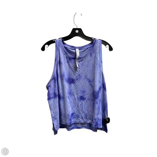 Athletic Top Short Sleeve By Lululemon In Purple, Size: 12