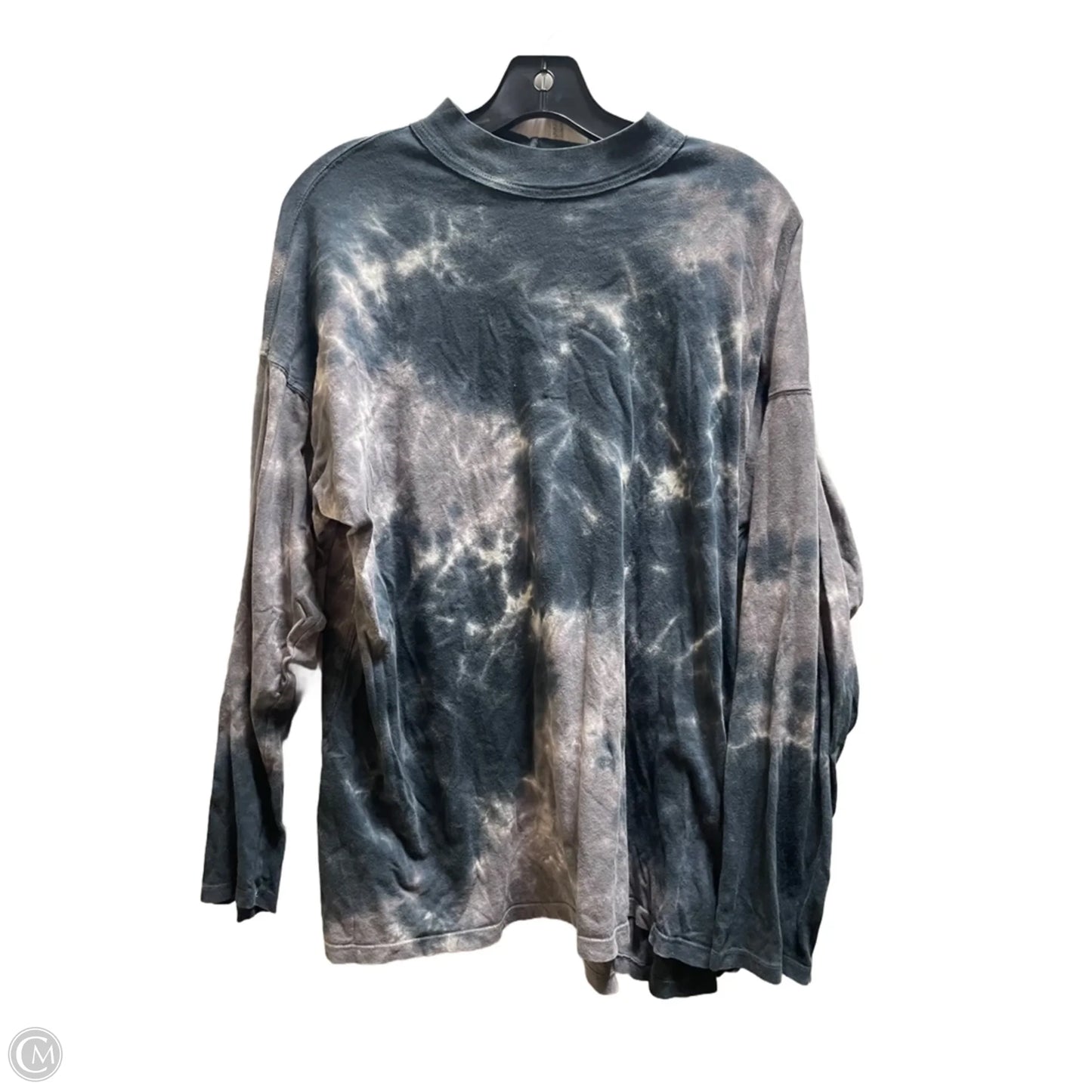 Top Long Sleeve By We The Free In Tie Dye Print, Size: M