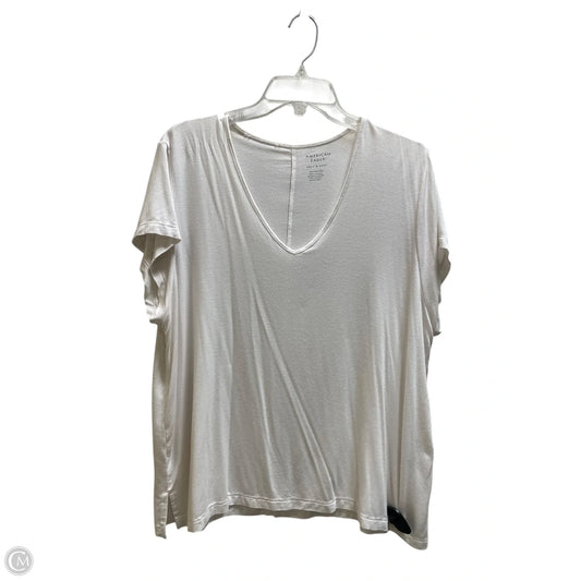 Top Short Sleeve By American Eagle In Pink, Size: Xxl