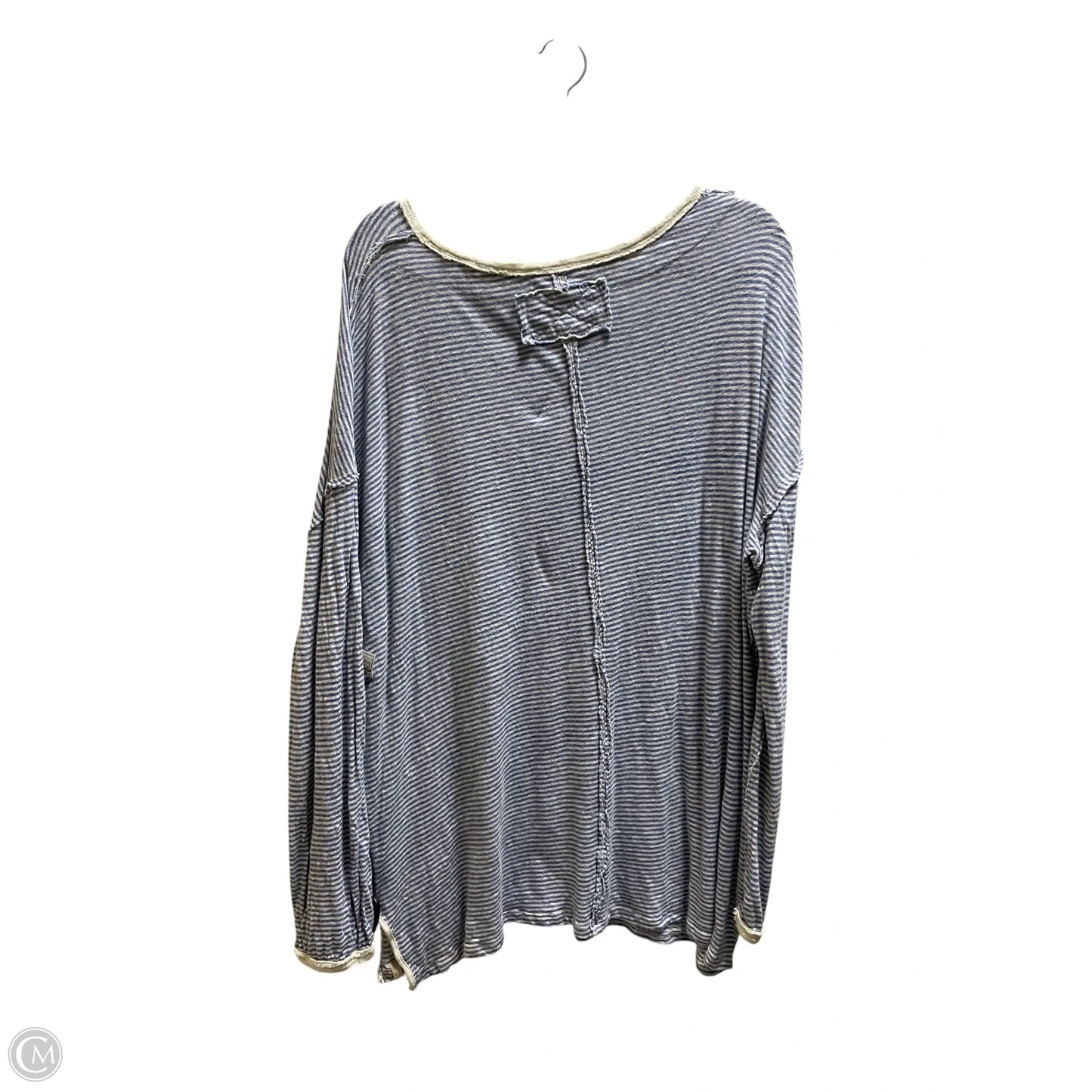 Top Long Sleeve By We The Free In Striped Pattern, Size: M