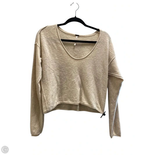 Sweater By Free People In Tan, Size: Xs