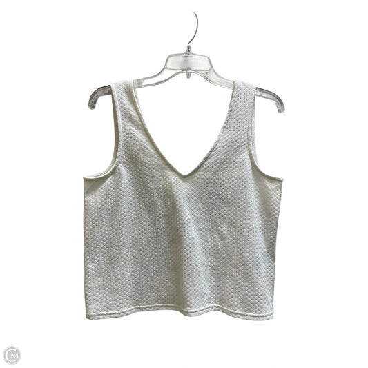 Top Sleeveless By Madewell In White, Size: S