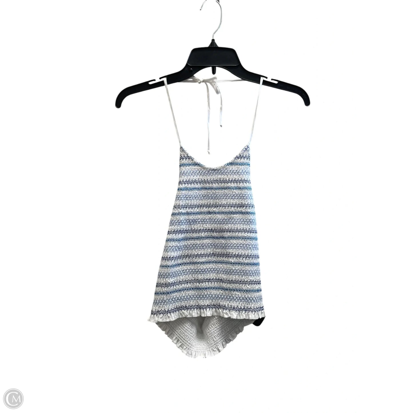 Top Sleeveless By Zara In Blue, Size: M