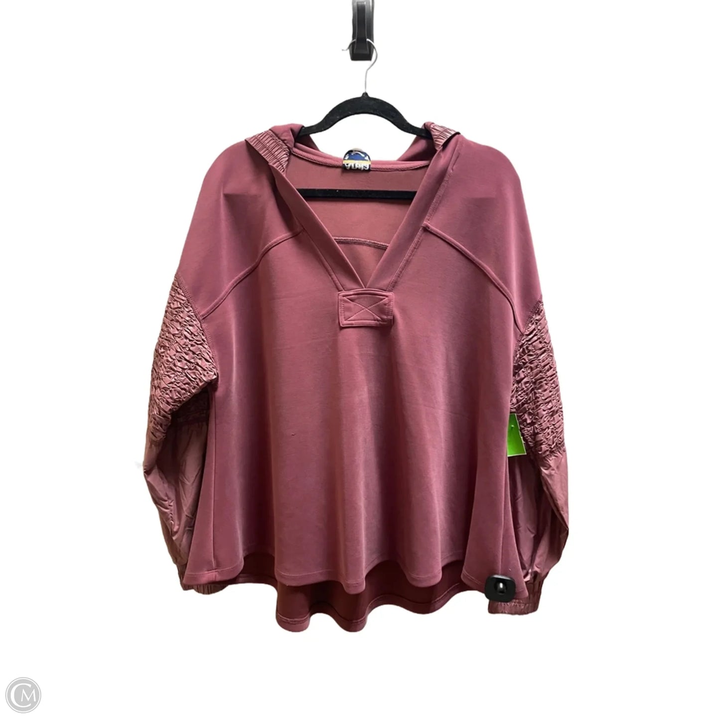 Sweatshirt Hoodie By Arula In Purple, Size: 1x