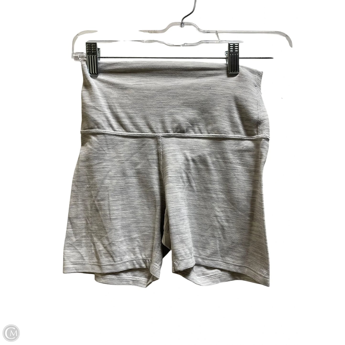 Athletic Shorts By Lululemon In White, Size: 4
