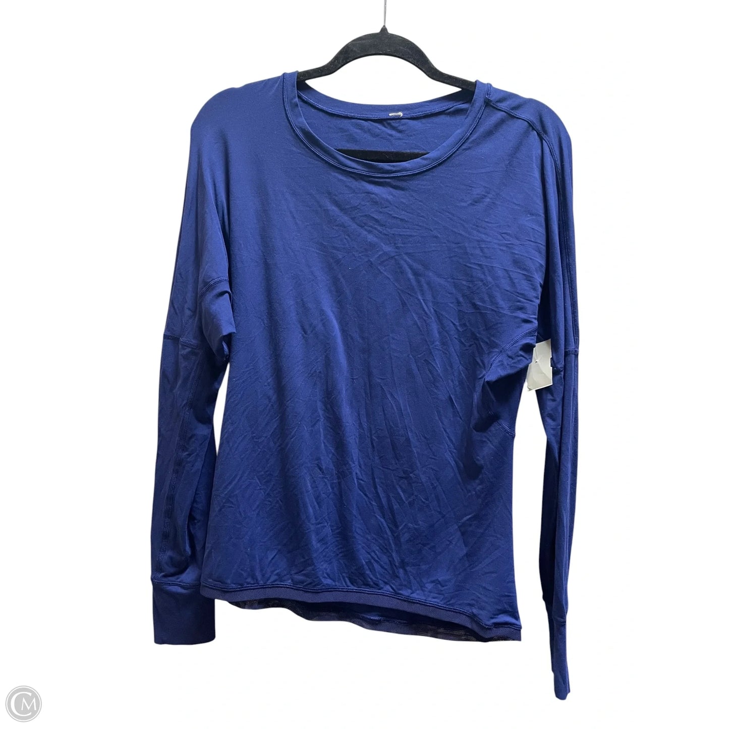 Top Long Sleeve By Lululemon In Navy, Size: M