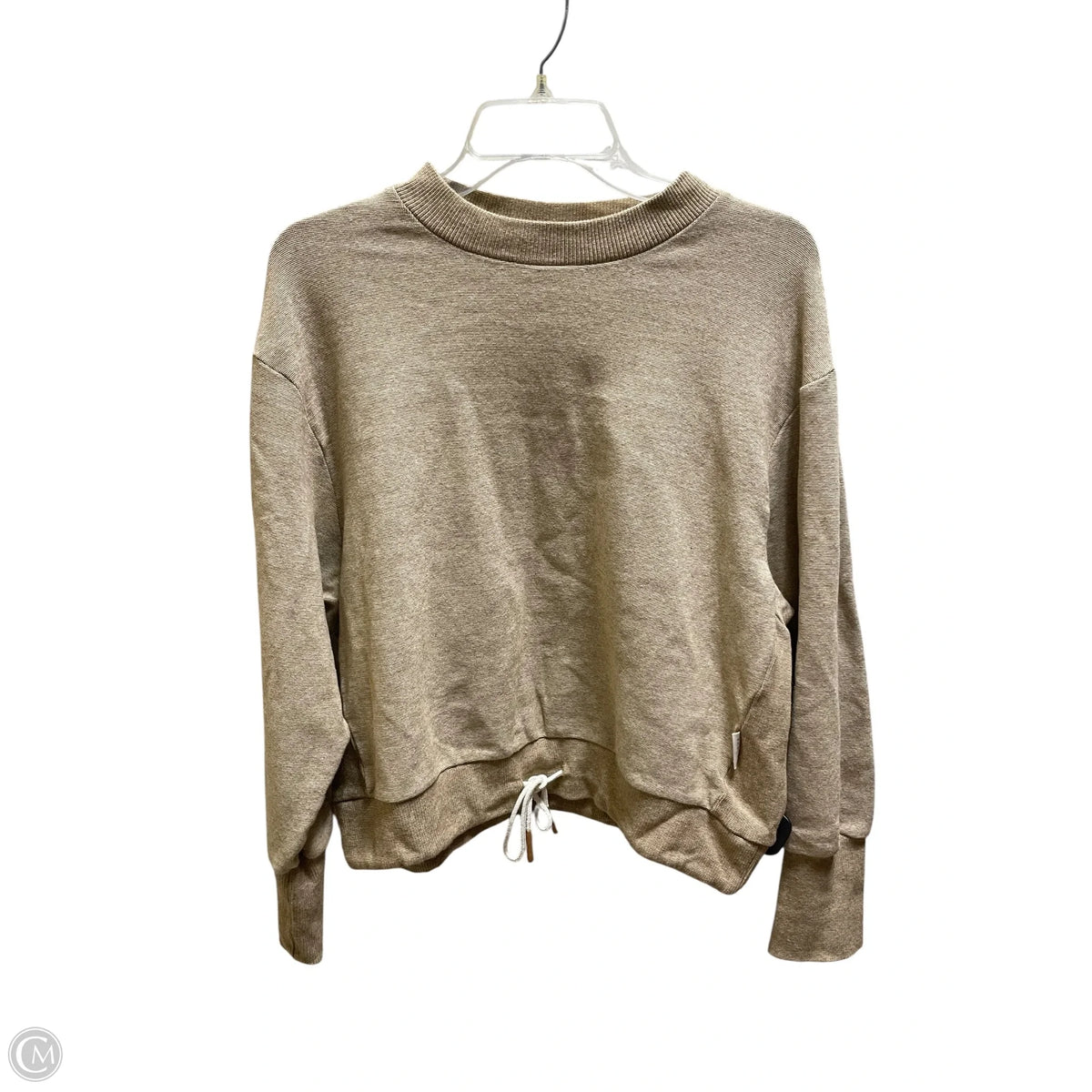 Sweatshirt Crewneck By Varley In Tan, Size: M