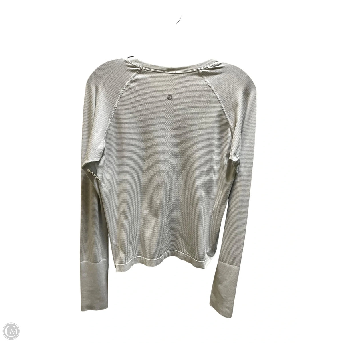Athletic Top Long Sleeve Crewneck By Lululemon In Grey, Size: 10