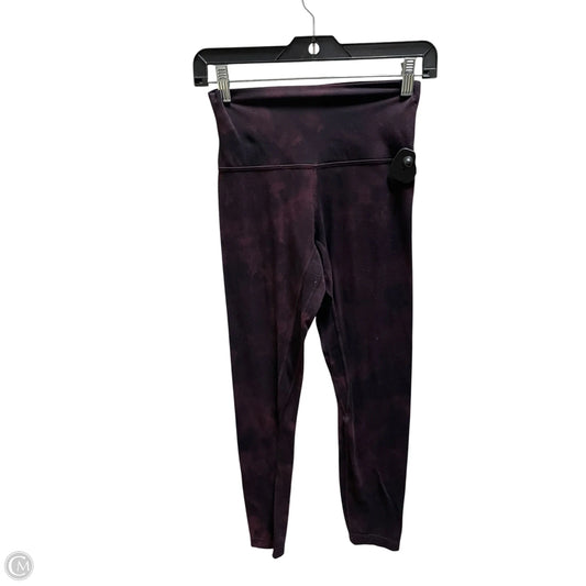 Athletic Leggings By Lululemon In Purple, Size: 4