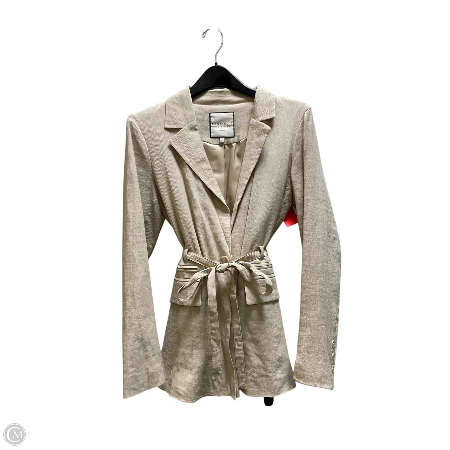 Blazer By Bagatelle In Cream, Size: M