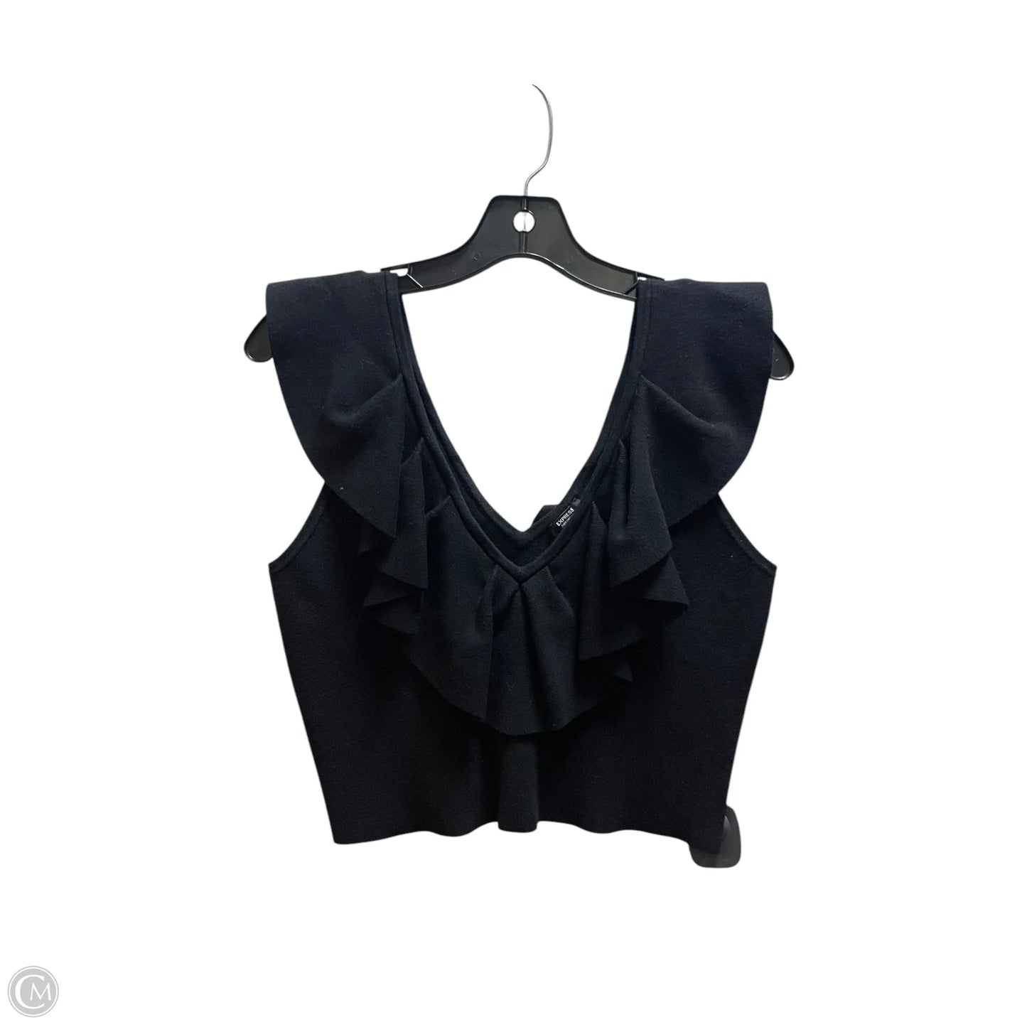 Top Sleeveless By Express In Black, Size: L