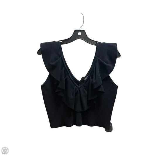 Top Sleeveless By Express In Black, Size: L