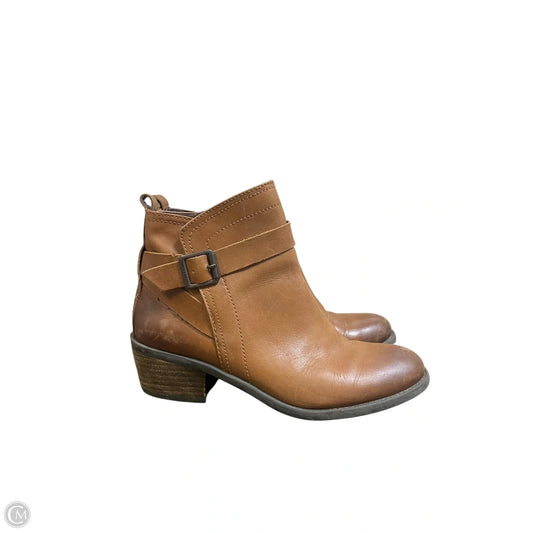 Boots Ankle Heels By Vince Camuto In Brown, Size: 7.5