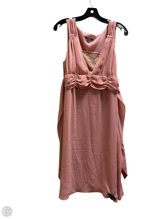 Dress Party Midi By Apt 9 In Pink, Size: M