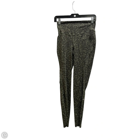 Athletic Leggings By Lululemon In Animal Print, Size: 6