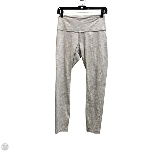 Athletic Leggings By Lululemon In Grey, Size: 8