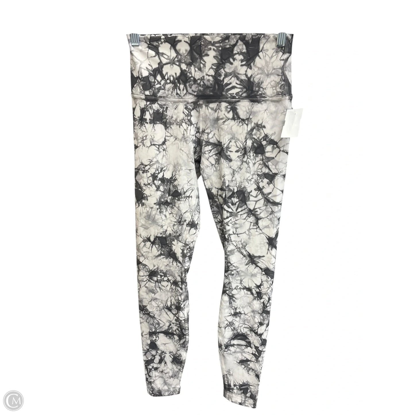 Athletic Leggings By Lululemon In Black & White, Size: 6