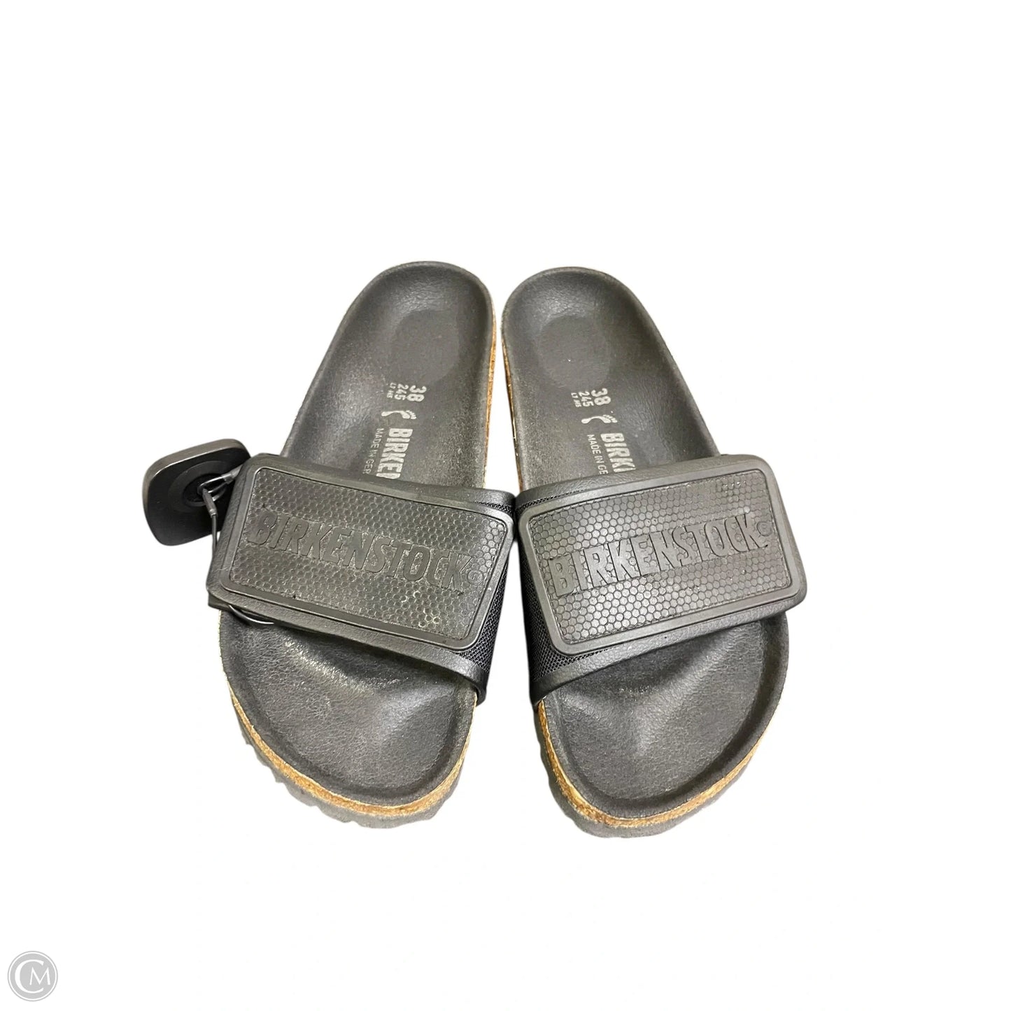Sandals Flats By Birkenstock In Black, Size: 7