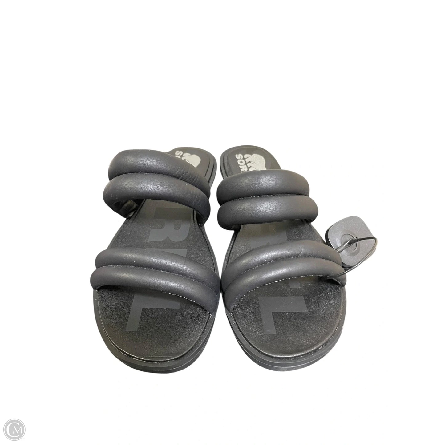 Sandals Flats By Sorel In Black, Size: 8