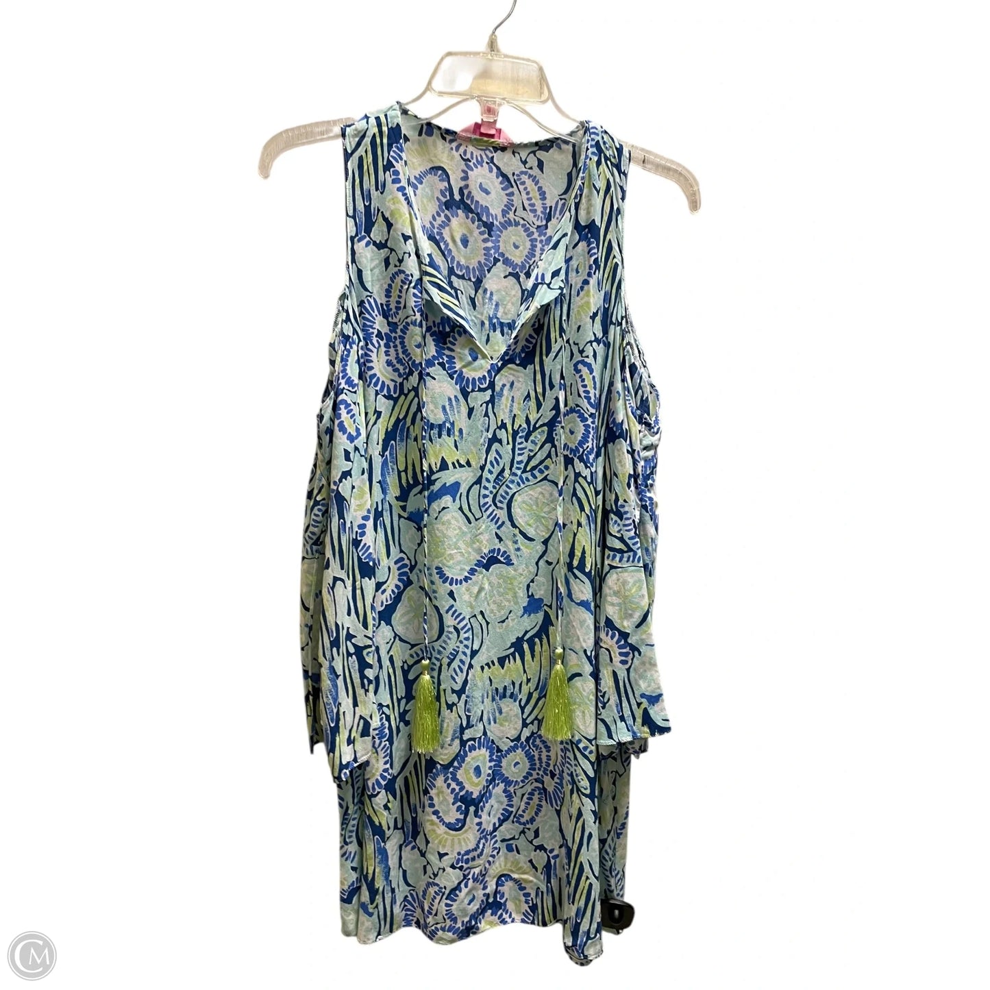 Top Long Sleeve Designer By Lilly Pulitzer In Blue, Size: Xs