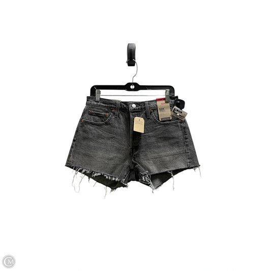 Shorts By Levis In Black Denim, Size: 6