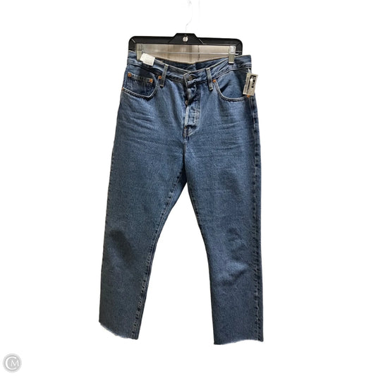 Jeans Straight By Levis In Blue Denim, Size: 6