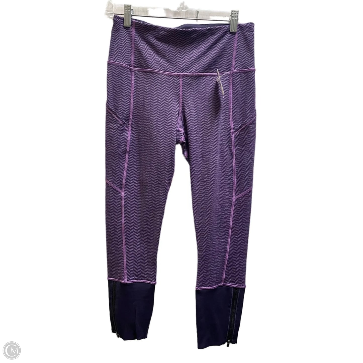 Athletic Leggings By Lululemon In Purple, Size: 8