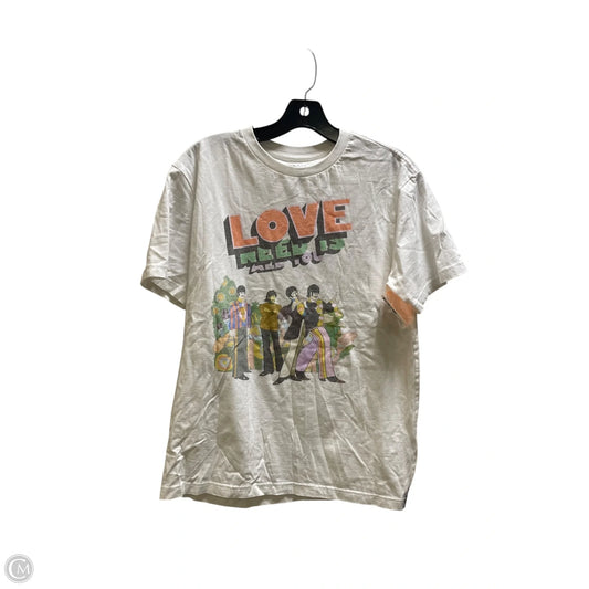 Top Short Sleeve By American Eagle In White, Size: S