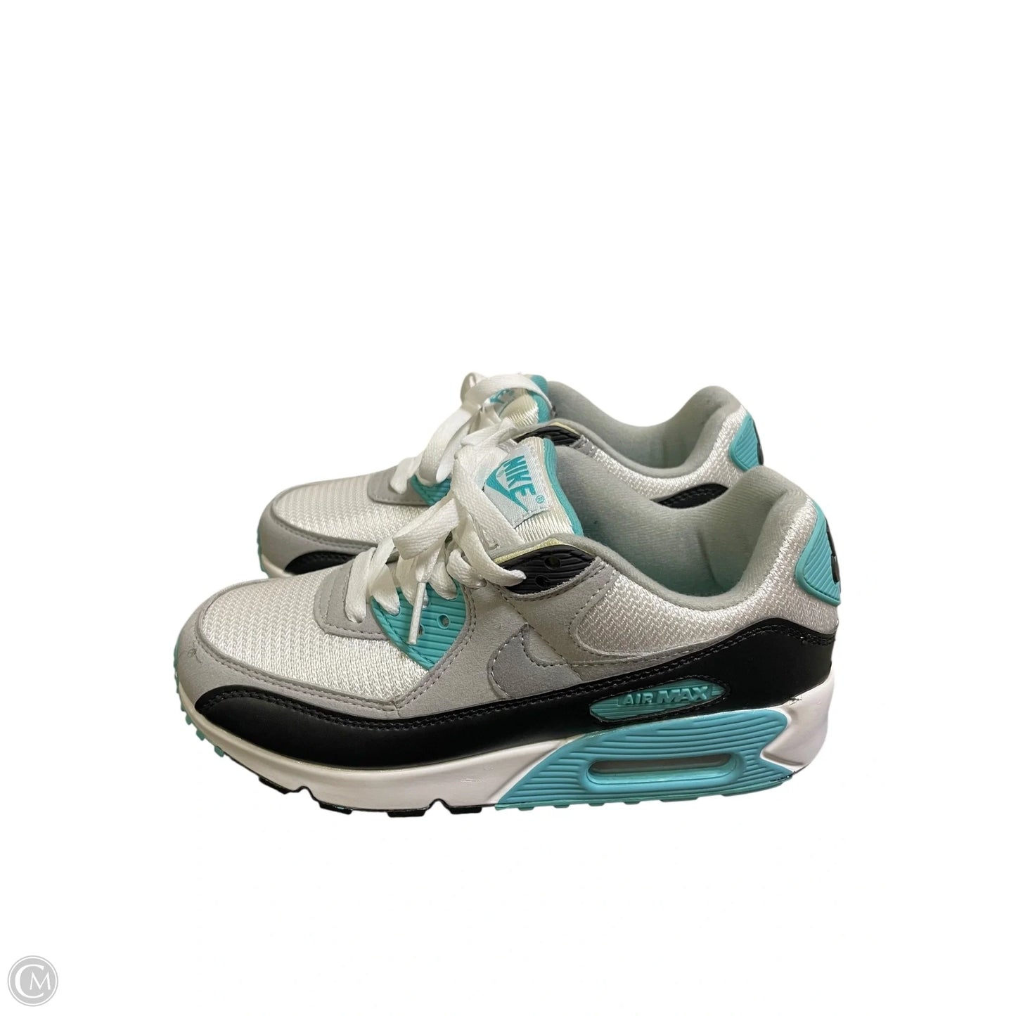 Shoes Sneakers By Nike In Grey & White, Size: 6.5